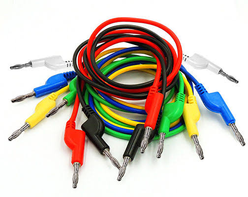 Hirschmann ML100 test leads with 4mm banana plugs