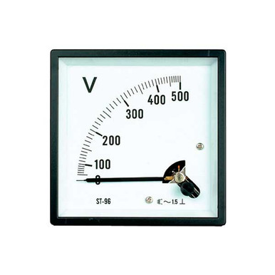 Siemens 96×96 analogue panel voltmeter