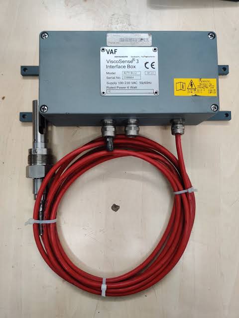 VAF ViscoSense 3 interface box with sensor and cable