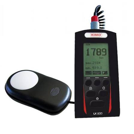 Kimo digital lux meter with light sensor