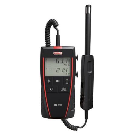 Kimo HD-110 portable thermo-hygrometer with probe