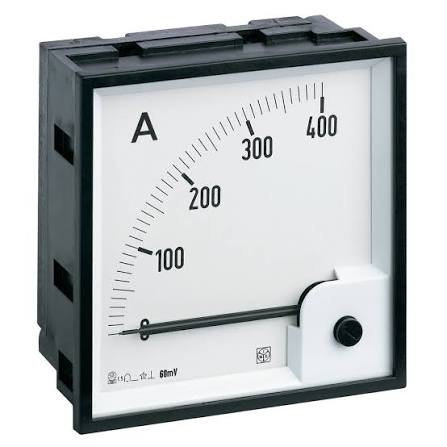 GANZ 96×96 analogue panel ammeter