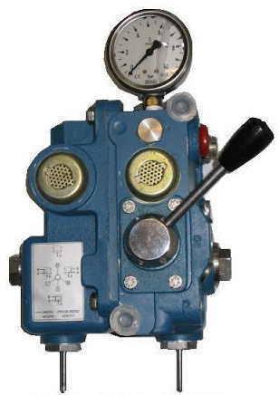 WABCO pressure reducing station with gauge