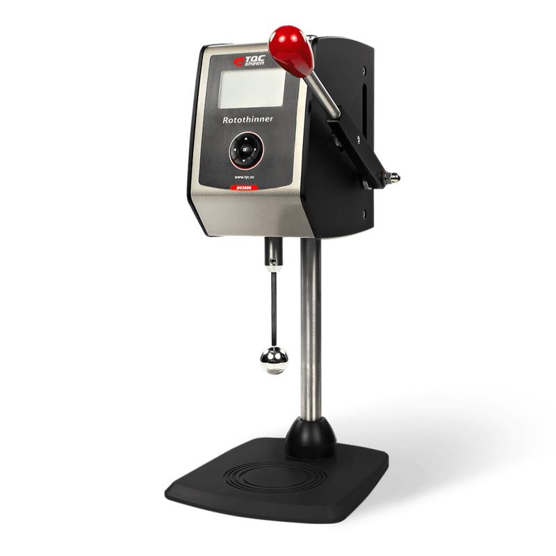TQC Sheen Digital Rotothinner DV-2000 viscometer on stand